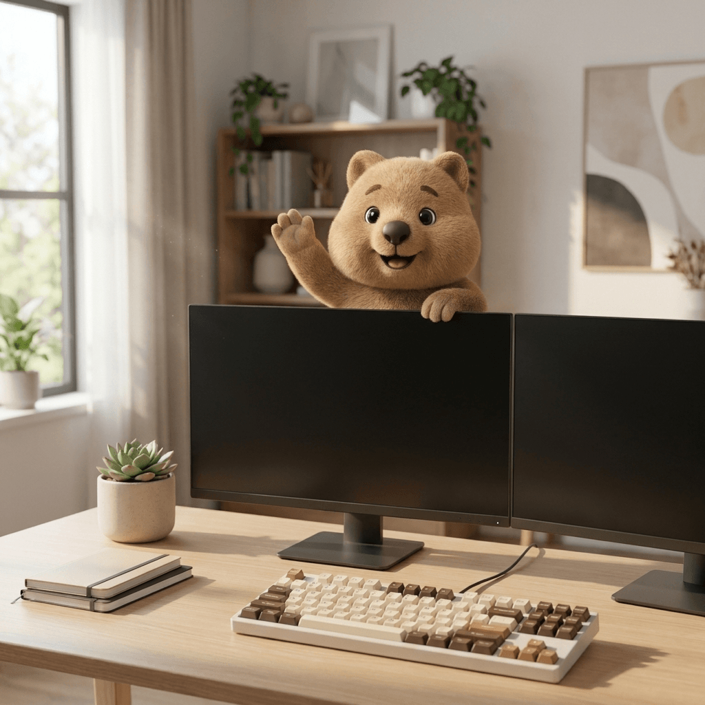 Monitor Plush Mockup